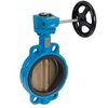 Butterfly valve Type: 6722 Ductile cast iron/Aluminum bronze Gearbox Wafer type